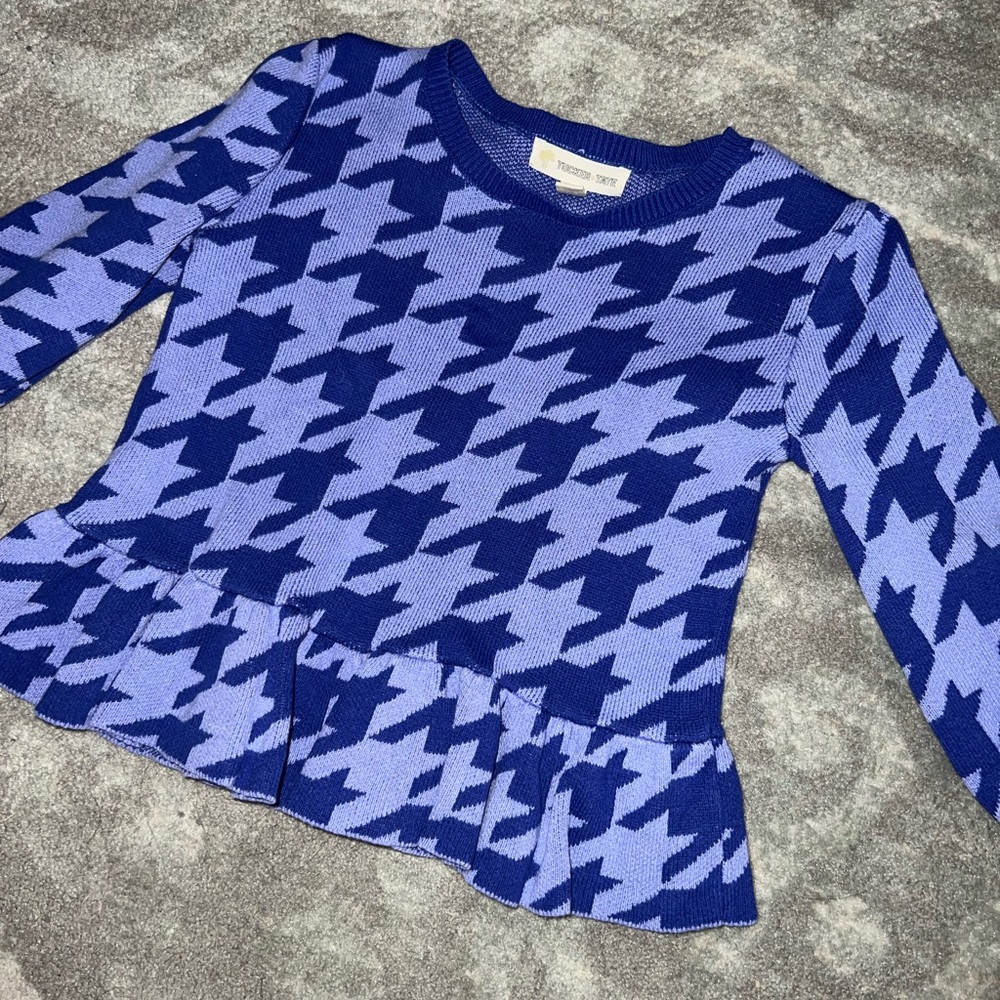 Baby girl Tucker + Tate purple sweater